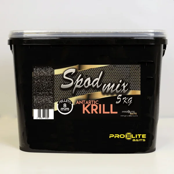 Pro Elite Baits Spod Mix Pellets Antartic Krill de la gama Gold