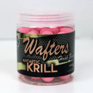 Pro Elite Baits Antartic Krill Gold Wafter HB Boilie-Dumbell 14mm wafter equilibrado de 14 mm
