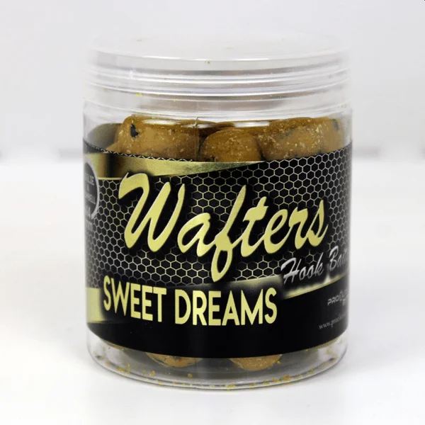 Pro Elite Baits Sweet Dreams Gold Wafter HB Boilie-Dumbell 14mm wafter equilibrado de 14 mm