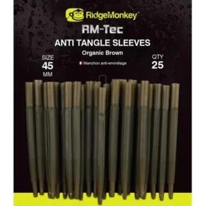 RidgeMonkey RM-Tec Anti Tangle Sleeves Organic Brown Long de RidgeMonkey