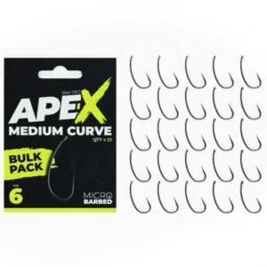 RidgeMonkey Ape-X Medium Curve Point Bulk Pack Size 6 25uni de RidgeMonkey