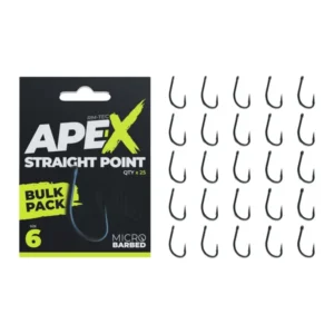 RidgeMonkey Ape-X Straight Point Bulk Pack Size 6 25uni de RidgeMonkey