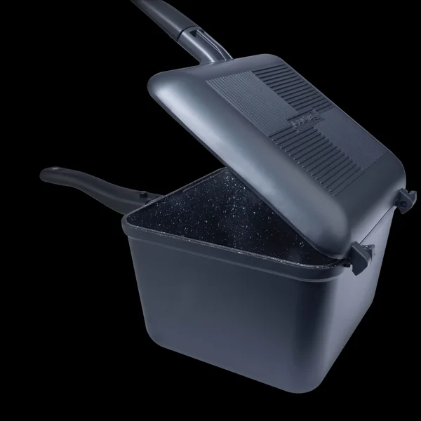RidgeMonkey Connect Deep Pan-Griddle XL Granite Edition para carpfishing