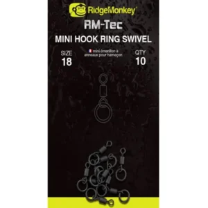 RidgeMonkey RM-Tec Mini Hook Ring Swivel ( Size 18 ) de RidgeMonkey