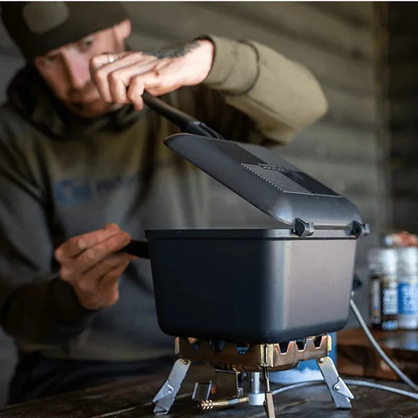 RidgeMonkey Connect Multi-Purpose Pan-Griddle Set para camping de pesca