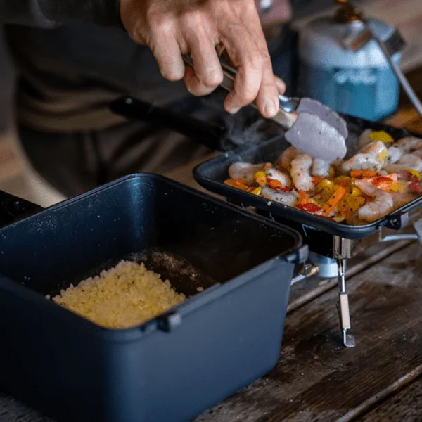RidgeMonkey Connect Multi-Purpose Pan-Griddle Set de RidgeMonkey