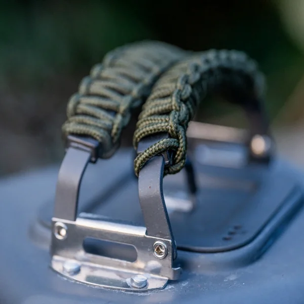 Ridgemonkey Square Kettle Large 1.1lt Edición Paracord para carpfishing