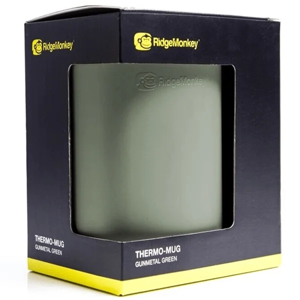 RidgeMonkey ThermoMug Grey para camping de pesca