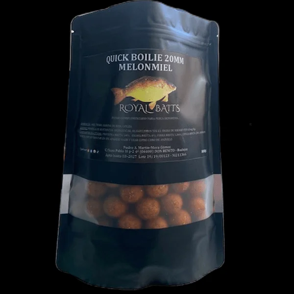 Royal Baits Boilie Quick Melón Miel 20mm