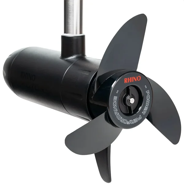 Rhino Motor eléctrico VX 55 V2 — montaje en espejo de popa para carpfishing