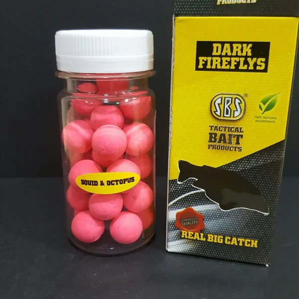 Dark Fireflys Pop-Ups Squid Octopus para carpfishing