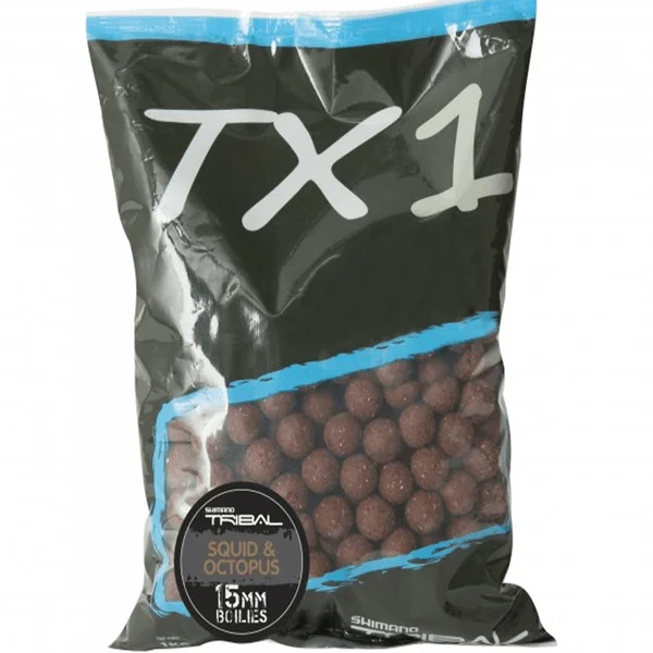 Shimano Bait TX1 Boillie Squid-Octopus 20mm 5kg pack 3x2 sabor Squid-Octopus