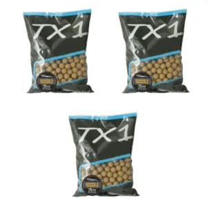 Shimano Bait TX1 Boillie Banana-Pineaple 20mm 1kg pack 3x2 bolsa de 1 kg