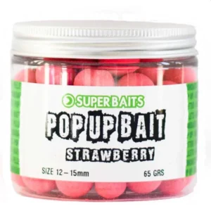 Superbaits Pop-up Strawberry 12/15mm