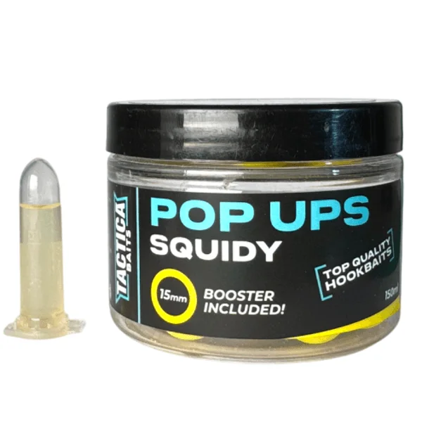 Tactica Baits Squidy Pop-up 15mm Amarillo