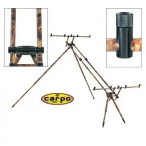 TRIPODE CARPO CAMOU 5 CAÑAS para carpfishing