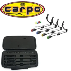 MALETIN DE 4 INDICADORES LUMINOSO CARPO BRGY para carpfishing