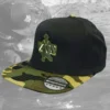 Vass Snapback Black With Camo Peak 1