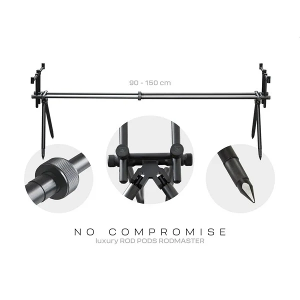 Zfish Rod Pod RodMaster 4 Rods de aluminio