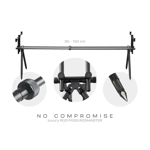 Zfish Rod Pod RodMaster 4 Rods de aluminio