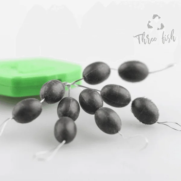 Zfish Tugsteno Perlas Ovaladas 6mm para carpfishing