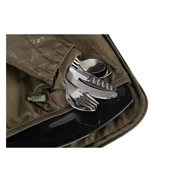 Bolsa de cubiertos de acero inoxidable del set Fox Camolite