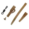 Componentes Del Giants Fishing Lead Clips Complet Camo Set: Clip, Funda, Goma Y Quick Change