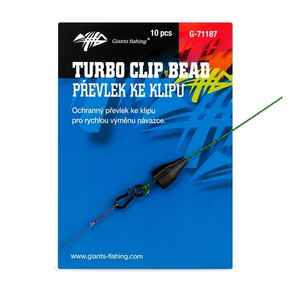Giants Fishing Quick Change Clip with Turbo Beads blister 10pcs