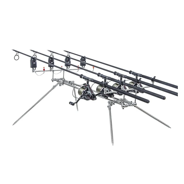 pod-euro-universal-montado Solar Tackle Euro Universal Pod montado con tres canas y carretes