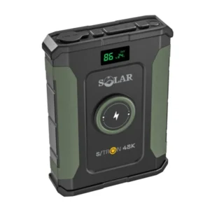Solar Tackle S-Tron Powerpack 48K frontal con carga inalambrica MagLoc