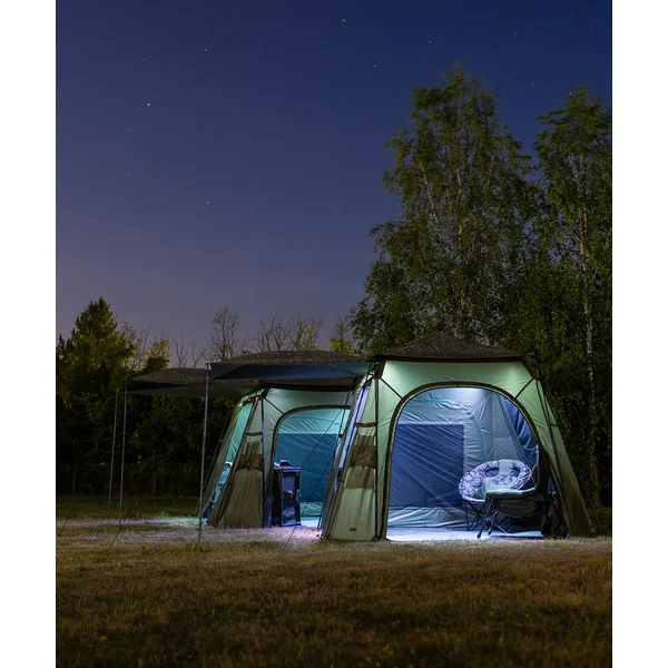 Trakker Gazebo Pro XL Nitelife Vapour Shield para carpfishing - detalle 4