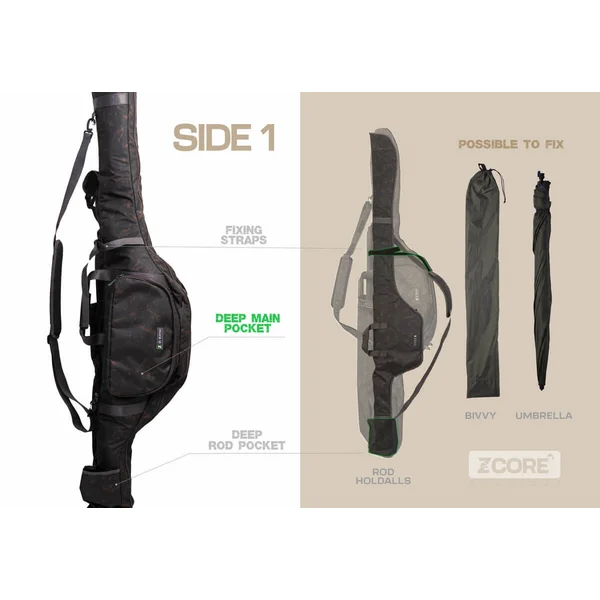 ZFISH Carp Holdall 2 Rods Z-CORE Elite 12ft – vista 3