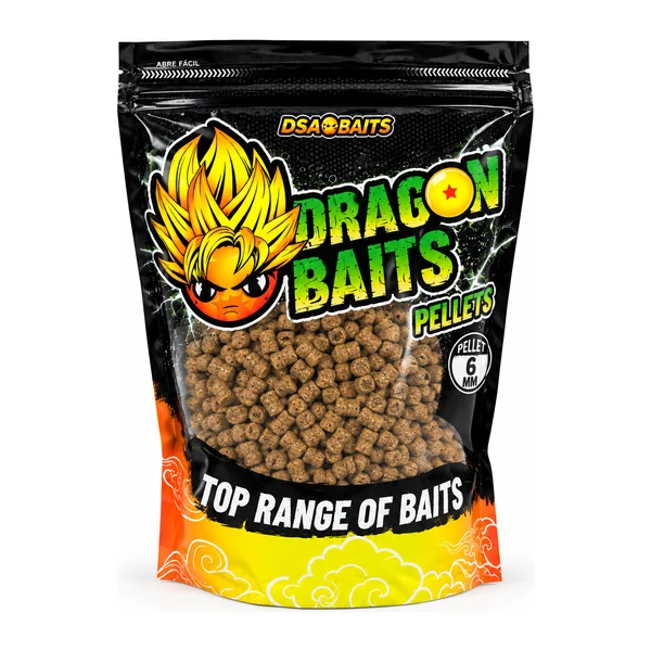 DSA Baits Dragon Baits Pellets 6mm 1kg, gama Dragon Baits de DSA Baits DSA Baits Dragon Baits Pellets 6mm 1kg, gama Dragon Baits de DSA Baits