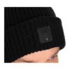 Fox Black Hd Bobble, Gorro De Punto Grueso Negro Con Pompón Fox Black Hd Bobble, Gorro De Punto Grueso Negro Con Pompón