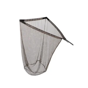 sacadera fox lever-lok landing net 42 con malla camo y bloque de palanca