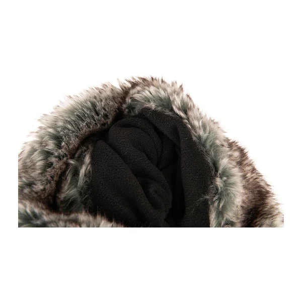 Fox Trapper Hat, gorro de invierno con orejeras y pelo sintético