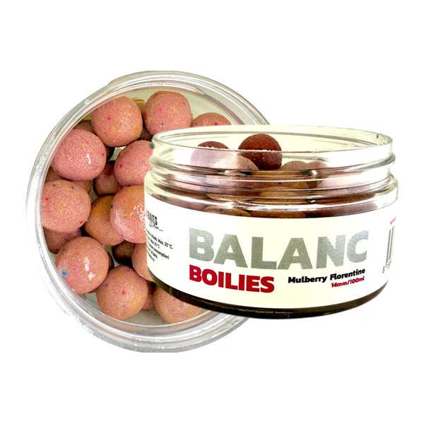 LK Baits Balanc Boilies Mulberry Florentine 20mm 150ml, cebo LK Baits para carpfishing