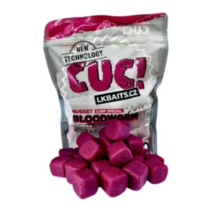 LK Baits CUC! Nugget Gusano de Sangre 17mm 1kg, cebo LK Baits para carpfishing