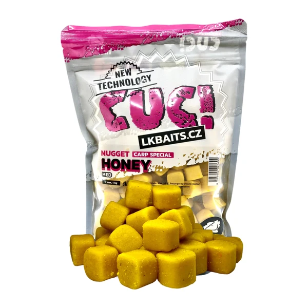 LK Baits CUC! Nugget Miel 17mm 1kg, cebo LK Baits para carpfishing