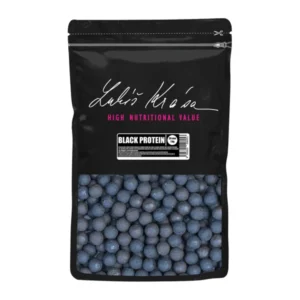 LK Baits Lukas Krasa Boilies Proteína Negra 18mm 1kg, cebo LK Baits para carpfishing