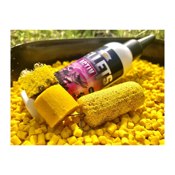 LK Baits Pellets de maíz 4mm 1kg, cebo LK Baits para carpfishing