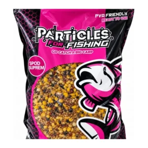 Particles for Fishing Semilla Spod Supreme 5kg, bolsa rosa con 1 kg de regalo