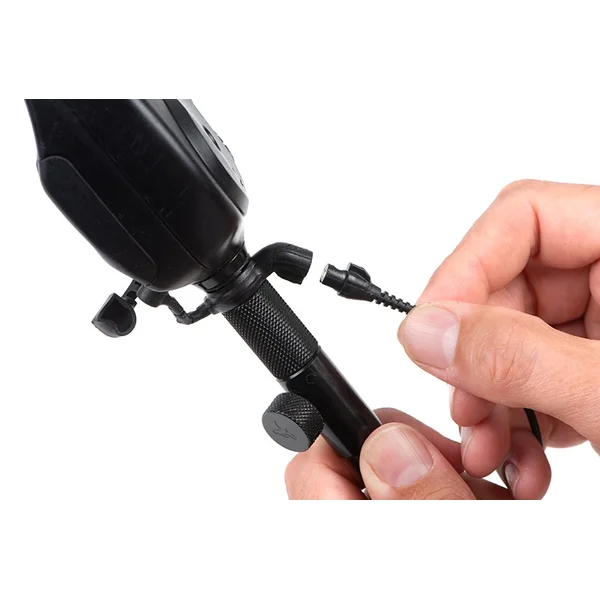 Fox Black Label Dumpy Halo Bobbin Black montaje en el hockey stick Fox Black Label Dumpy Halo Bobbin Black montaje en el hockey stick