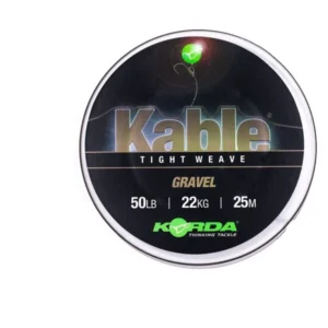 Korda Kable Tight Weave Leadcore 25m Gravel para carpfishing