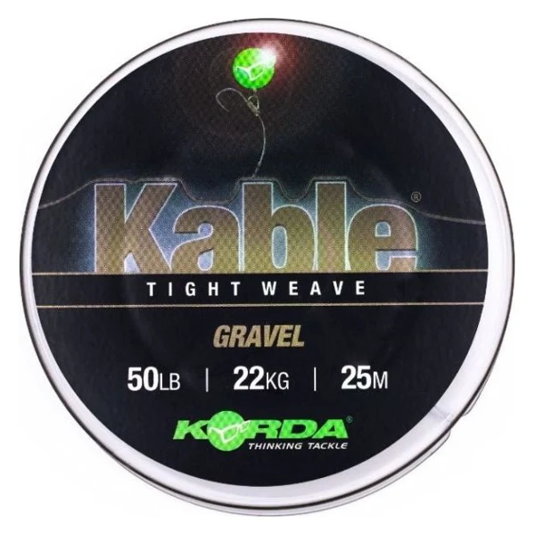 Korda Kable Tight Weave Leadcore 25m Gravel – vista 2