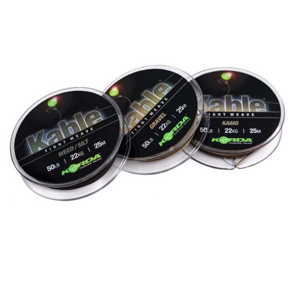 Korda Kable Tight Weave Leadcore 25m Gravel – vista 3