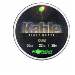 Korda Kable Tight Weave Leadcore 25m Kamo para carpfishing