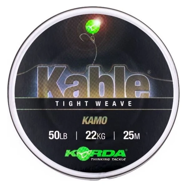Korda Kable Tight Weave Leadcore 25m Kamo – vista 2