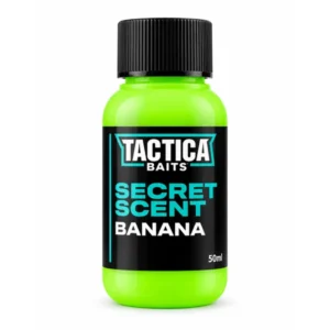 Tactica Baits Banana Blend Secret Scent bote de 50 ml