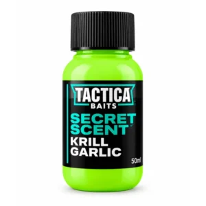 Tactica Baits Krill Garlic Secret Scent bote de 50 ml